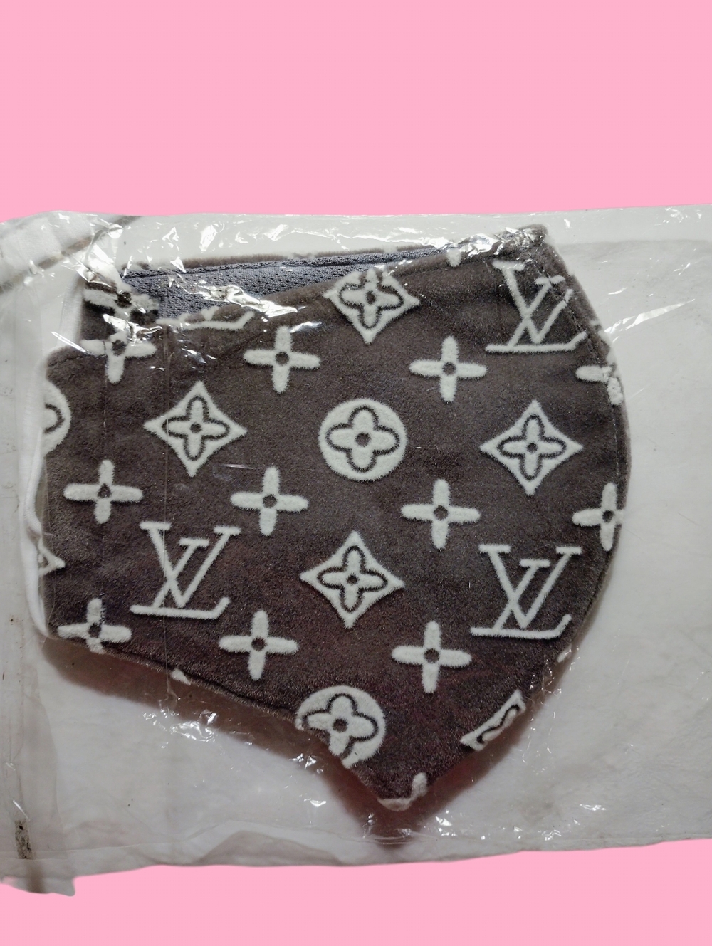 *🖤Monogram Brown & White Logo Face Mask🖤